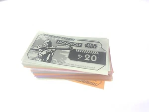 STAR WARS THE CLONE WARS Monopoly Collectible Money Stack Only Ty65 - Picture 1 of 3