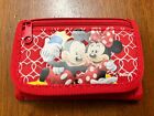 Portefeuille Disney tripold Mickey et Minnie Mouse rouge
