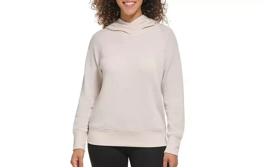 Sudadera con capucha para mujer Andrew Marc calce relajado ligera texturizada 1 Foto 1 de 1