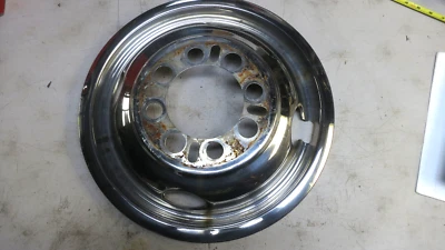 86-04 Ford F350 16" 8 lug Dually Wheel Simulator tampa de cubo FRENTE - Imagem 1 de 4