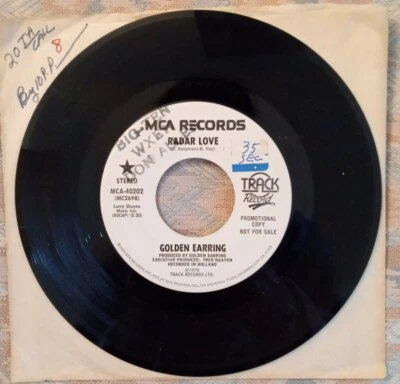 Promo 45!! GOLDEN EARRING  Radar Love '73 Don Allen WXEN Cleveland **MINTY** - Image 1 of 4