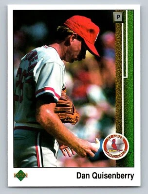 Dan Quisenberry 1989 Upper Deck #533 St. Louis Cardinals - Image 1 of 2