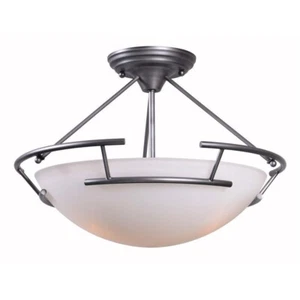 AVA Collection 2 Lights Indoor SemiFl Pendant Home Depot World Imports WI7080437 - Picture 1 of 2