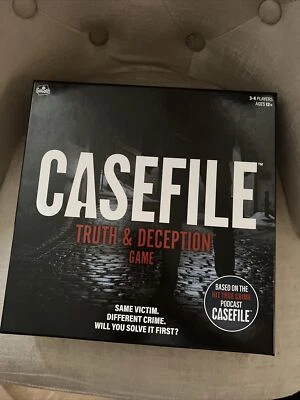 Casefile | Truth & Deception Murder Mystery Strategy Game | 3 - 4 Players | New - Image 1 of 2