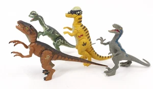 Jurassic Park World Dinosaurs Dinosaur Action Figures Blue Bundle of 4 - Picture 1 of 6