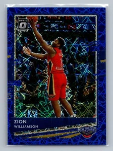 2020-21 Donruss Optic #40 Zion Williamson Blue Velocity - Picture 1 of 2