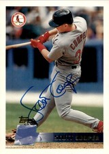 1996 Topps #371 Scott Cooper Autograph Auto Signed IP St. Louis Cardinals