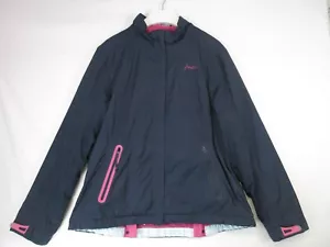 Joules Jacket Size 16 Navy Blue Waterproof Equestrian Horse Riding Vented Logo - Picture 1 of 21