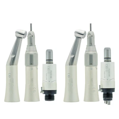 IKAKON Dental FX205 1:1 Slow Low Speed Push Button Contra-angle Handpiece Motor 2/4Hole