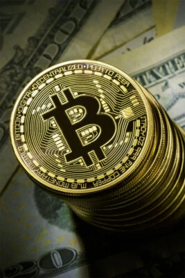 Bit Coin Digital Currency Print Canvas Wall Art Home Decor - POSTER 20x30 - Image 1 of 4