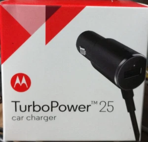 Motorola TurboPower 25 Fast Car Charger Micro-USB - Picture 1 of 4