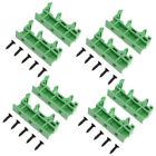  10 Sets Din Rail Adapter Bracket Brackets for Holding PCB Mounting