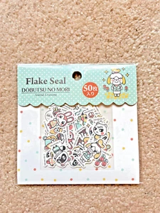 NINTENDO Animal Crossing Charaktere Flocke Aufkleber Siegel 50p Offical Marche - Bild 1 von 2