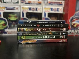 DC + Marvel Comics - DVD/BluRay Lot (6) - Superman - The Hulk - Dr. Strange - Picture 1 of 1