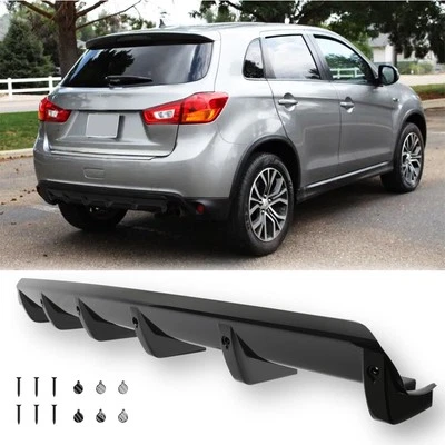 Kit de cuerpo de alerón divisor difusor de parachoques trasero para Mitsubishi Outlander Foto 1 de 4