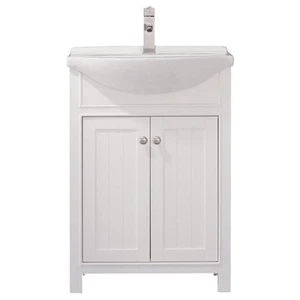 Design Element Group Marian 24" Single Sink Vanity in White - Picture 1 of 5