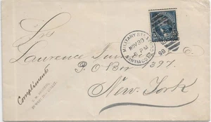 Spanish-American War: 1898 Mil. Sta Santiago de ..., Philippines to (M7394) - Picture 1 of 2