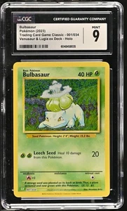 Bulbasaur 001/034 Trading Card Game Classic Holo - Bild 1 von 3