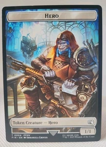 Hero (T0004) Wizard (T0015) Double-Sided Token Final Fantasy Regular MTG - Bild 1 von 2