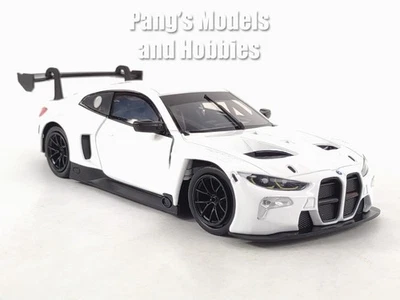 2022 BMW M4 GT3 1/24 Scale Diecast Model by Motormax - WHITE - Image 1 of 4