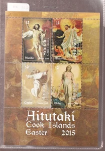 2015 Aitutaki Cook Islands Sc# 629 m/s- Easter, Religion. MNH Cv$12.50 - Picture 1 of 1