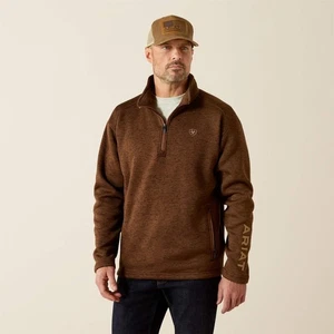 Maglione ARIAT UOMO logo Caldwell 1/4 zip 62619 - Foto 1 di 5