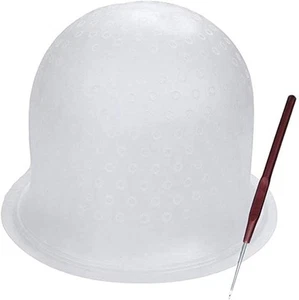 Highlight Caps with Coloring Hair Hook, Frosting Hat, Professional... - Picture 1 of 6