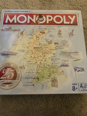 MONOPOLY CONNOISSEURS SCOTLAND LIMITED COLLECTOR'S EDITION HASBRO BOARD GAME NEW - Image 1 of 3