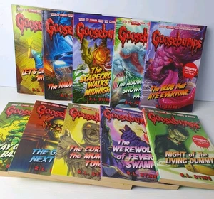 GOOSEBUMPS Paperback Bundle x 10 R.L. Stine 2015 Vgc - Picture 1 of 10