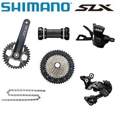 Shimano SLX M7000 1x11 11-Speed MTB Groupset RD-M8000 SL-M7000 M7100 Crank 6Pcs - Image 1 of 4