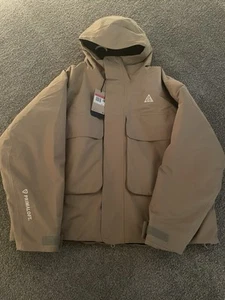 Nike ACG PrimaLoft Skull Peak Storm-FIT Khaki Winter Jacket Mens Size L New Coat - Picture 1 of 7