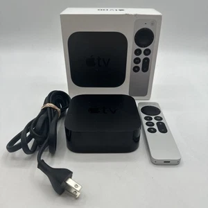 Apple TV HD MHY93LLA (2021) | 32gb Streaming Box | Siri Remote and Power Cord - Picture 1 of 5