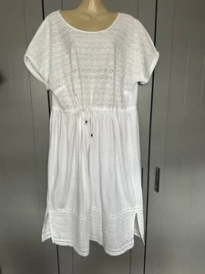 Next broad anglaise white summer dress size 20 - BNWT - Picture 1 of 5