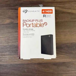 New Seagate Backup Plus 4TB Portable External USB 3.0 HDD STHP4000400 - Picture 1 of 6