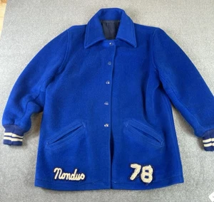 VTG 1978 Lovell High School, Lovell Wyoming Wool Letterman Varsity Cheer Jacket - Picture 1 of 19