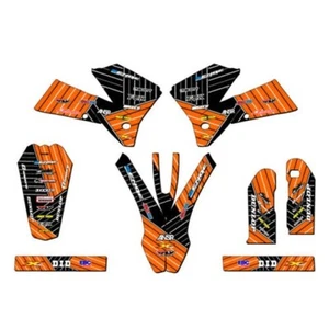 2006-2007 XC Race Serie Naranja Senge Gráficos Kit Compatible Con KTM - Picture 1 of 4