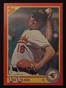 Tarjeta de béisbol Bob Milacki 1990 MLB Baltimore Orioles Pitcher PUNTUACIÓN #239 - Imagen 1 de 2