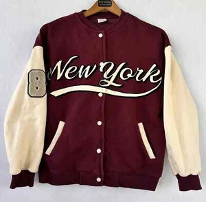 Zara Bomber Jacket School Varsity New York Size 13-14y Girl’s - Picture 1 of 4