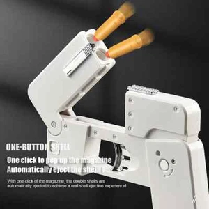 Soft Folding Mobile Phone Pistol with Bullet Folding Toy Gun Phone Children Kid - Picture 1 of 26