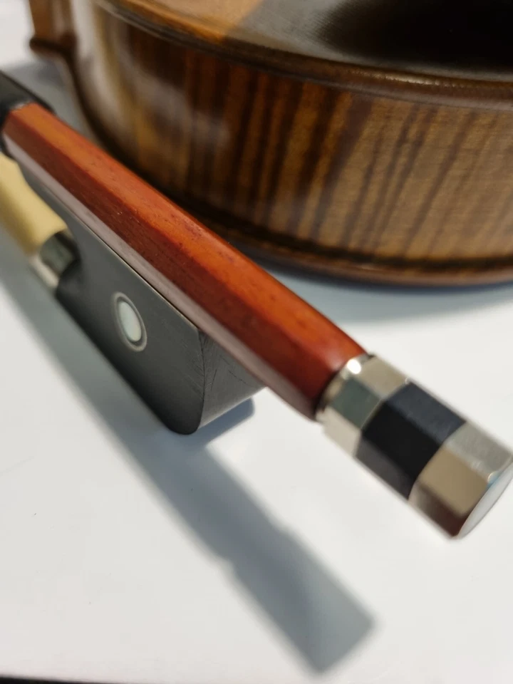 TBABIT The Bows are back in Town! Brazilwood Cello Bow 1/4 #03LC Paris Eye Frog - Image 1 of 4