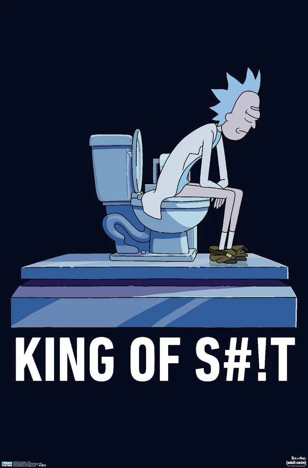 Rick and Morty - Toilet Poster - Image 1 of 1