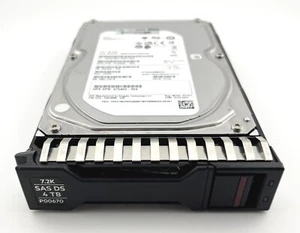 HPE P00670-001 StoreOnce 4TB 12G 7.2K SAS LFF (3.5-Inch) BC Hard Drive - Picture 1 of 3