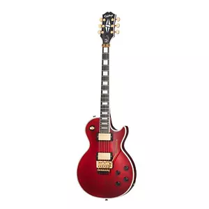 Epiphone Alex Lifeson Les Paul Custom Axcess Guitar, 4A Quilt Maple, Ruby - Picture 1 of 9