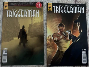 TRIGGERMAN 1 2 NM- Hard Case Crime noir Water Hill - Picture 1 of 3