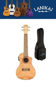 Ukelele eléctrico acústico concierto Lanikai llama arce + bolsa de concierto distribuidor autorizado - Imagen 1 de 8