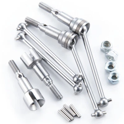 Upgrade Steel Front & Rear CVD Drive Shafts Axle for HBX 1/16 16889A RC Car Part - Image 1 of 4