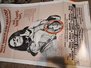 1976 GREAT SCOUT AND CATHOUSE THURSDAY movie poster LEE MARVIN OLIVER REED - Picture 1 of 4
