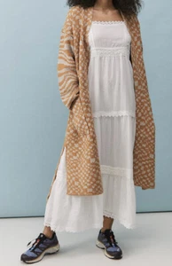 Cardigan URBAN OUTFITTERS Lina Sunset Duster - colore Desert Sun - taglia XS NUOVO SENZA ETICHETTE - Foto 1 di 10