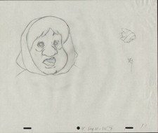 1978 LORD OF THE RINGS ORIGINAL ANIMATION ART DRAWING RALPH BAKSHI LOTR SAMWISE?