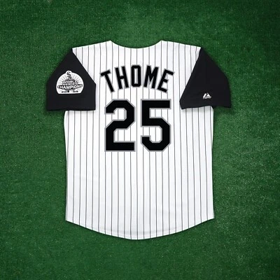 Jim Thome 2005 Chicago White Sox World Series Champions Cooperstown Jersey - Image 1 of 4